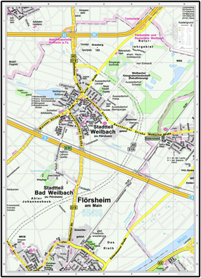 preview one of Wenschow Schulumgebungskarte PLZ 65439 Flrsheim am Main