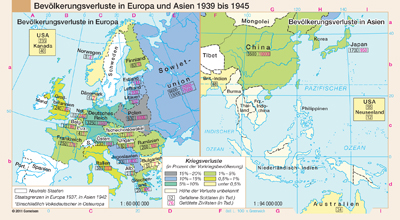 preview one of Bevlkerungsverluste in Europa und Asien 1939 bis 1945